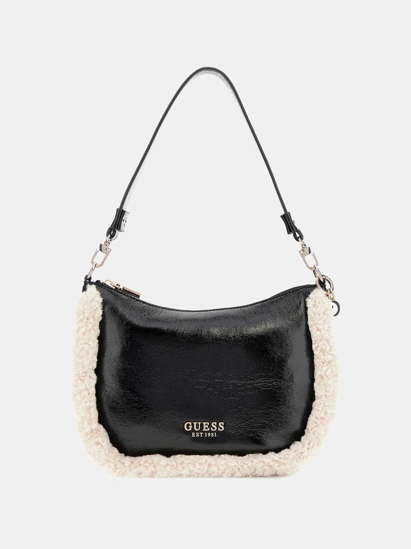 Davika faux fur shoulder bag