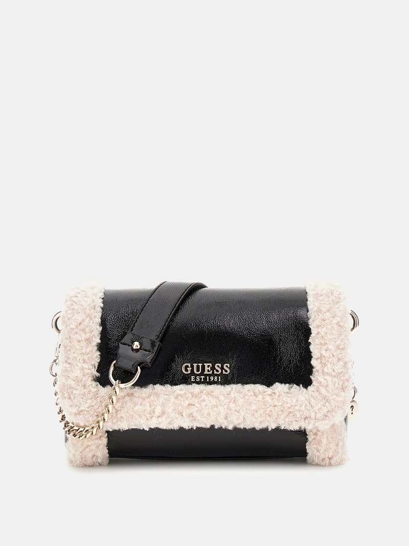 Guess fur bag best sale
