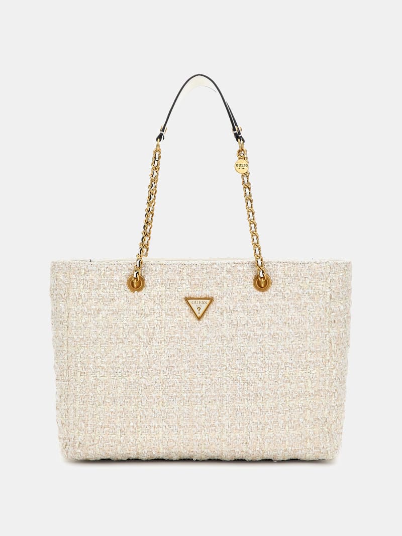 Guess tweed bag discount