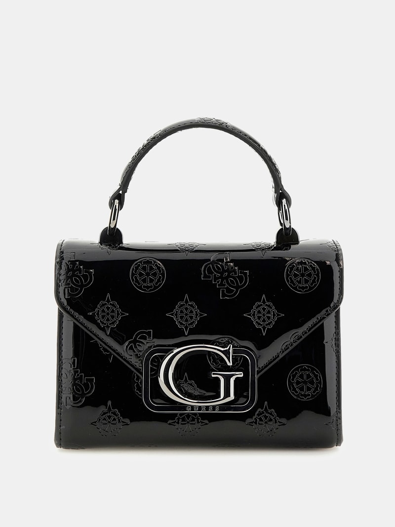 Bolso guess charol negro outlet