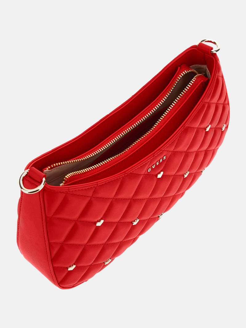 Guess victoria quilted tote on sale