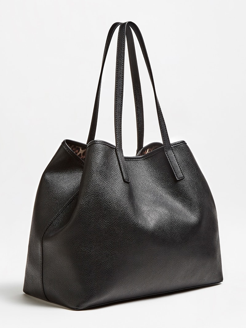 guess vikky large tote black