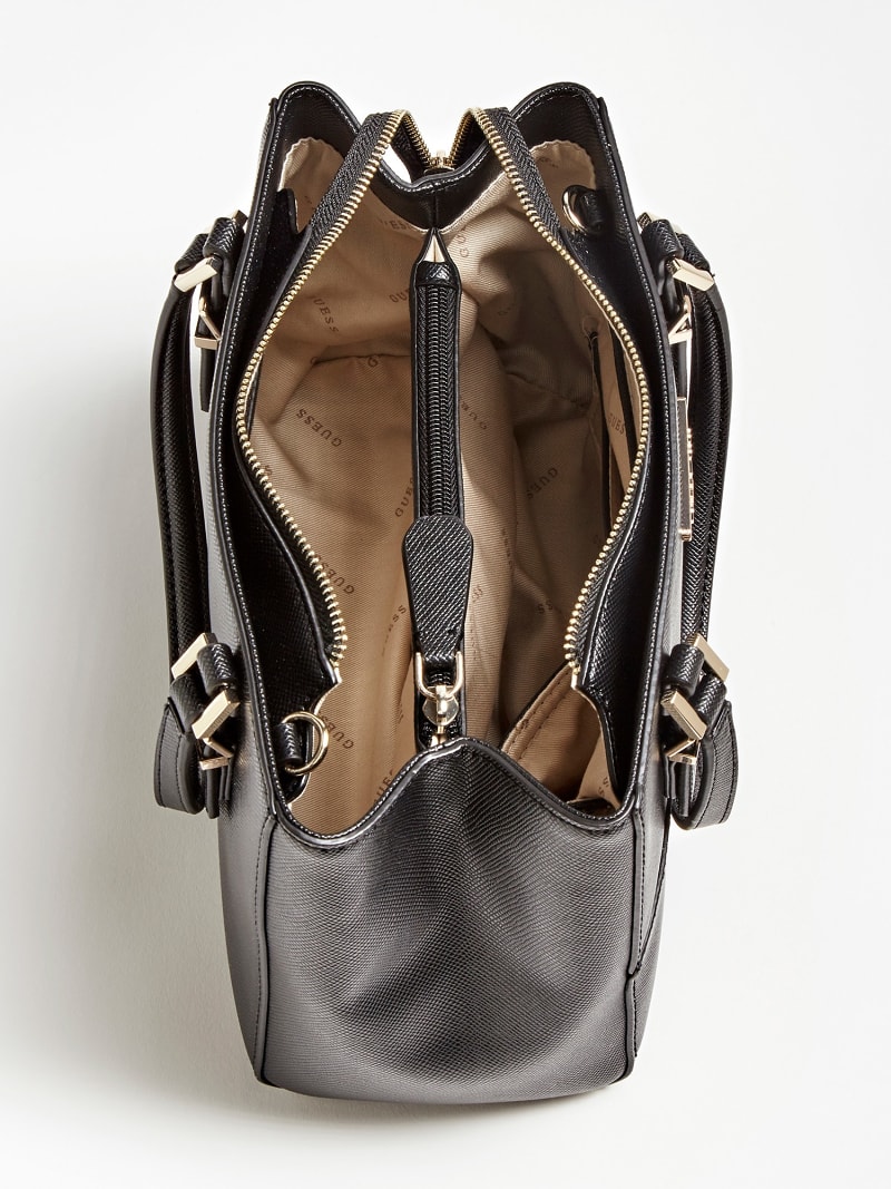 Borsa A Spalla Carys Effetto Saffiano Shop Online Ufficiale Guess