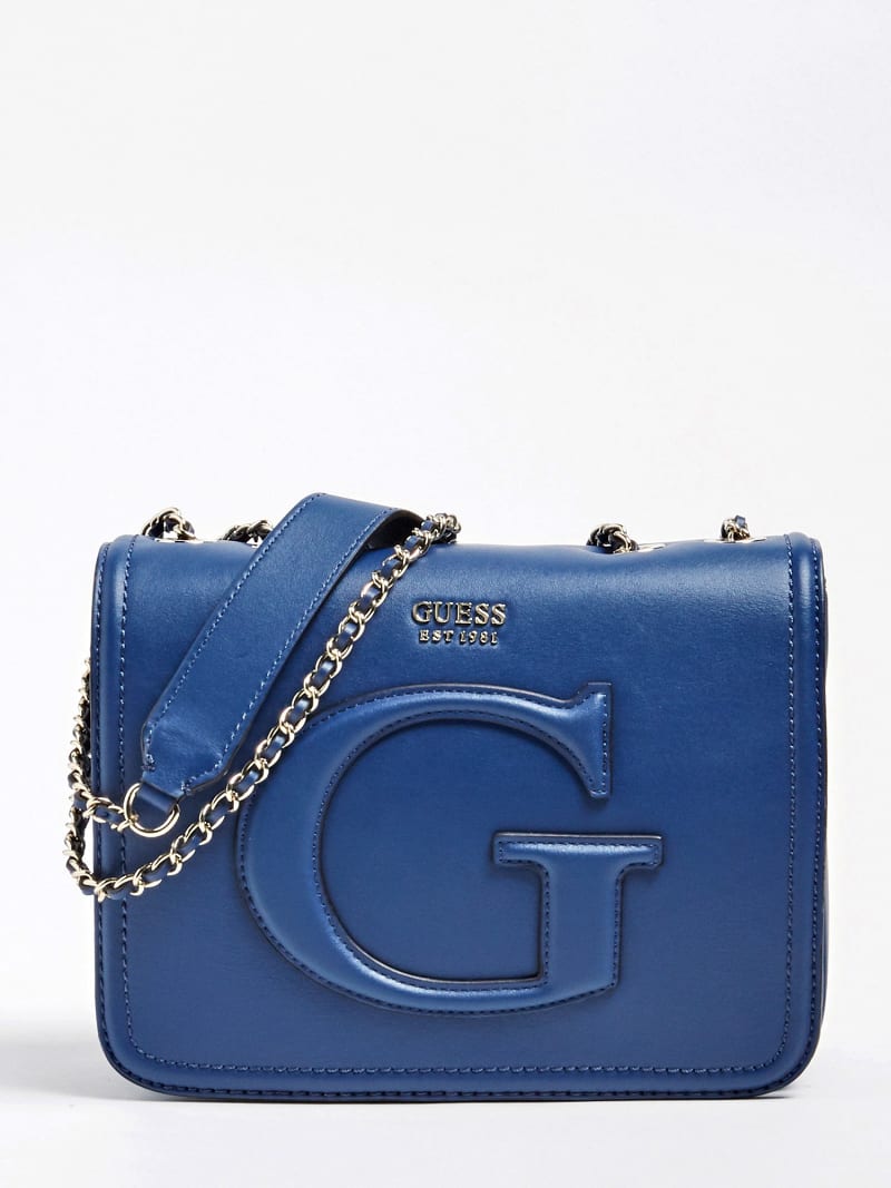 guess blue bag