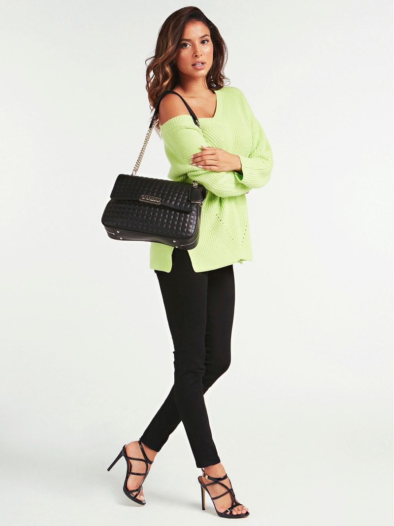 Guess matrix shoulder bag clearance