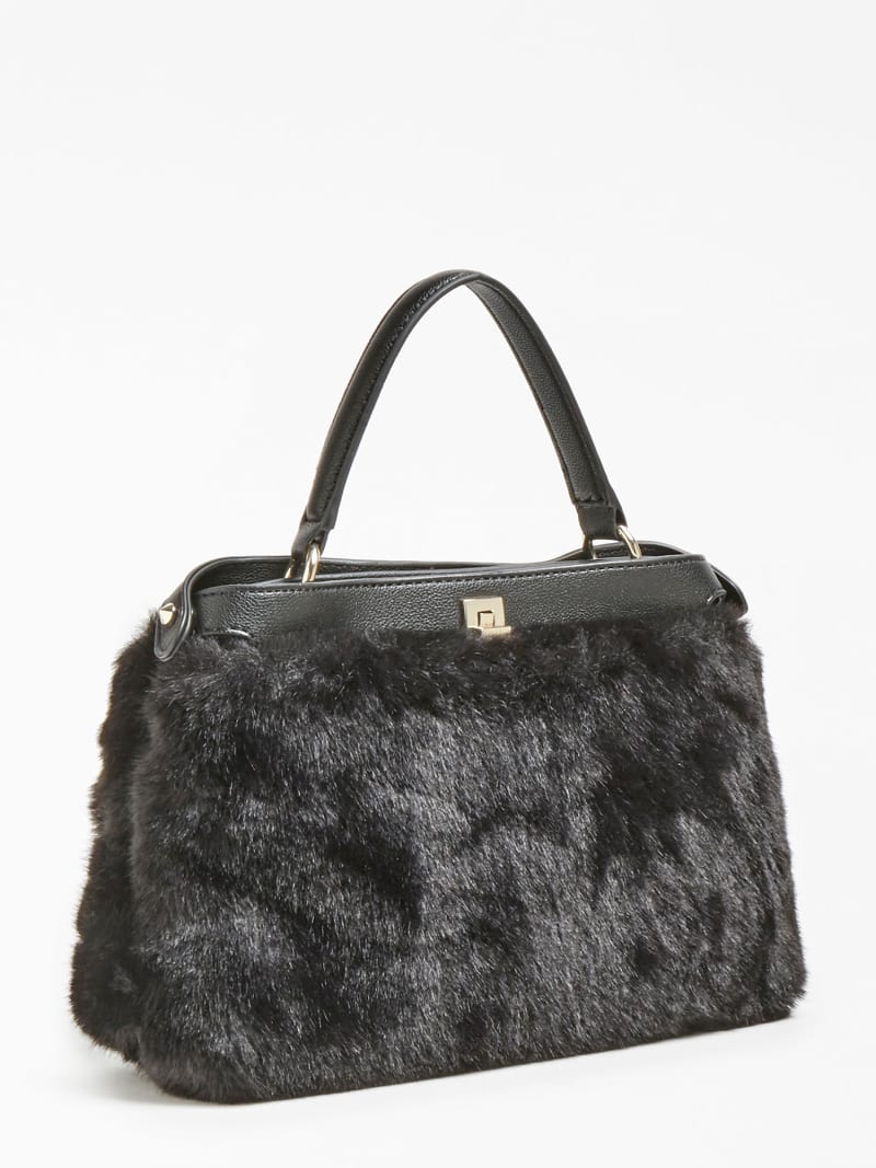 faux fur bag