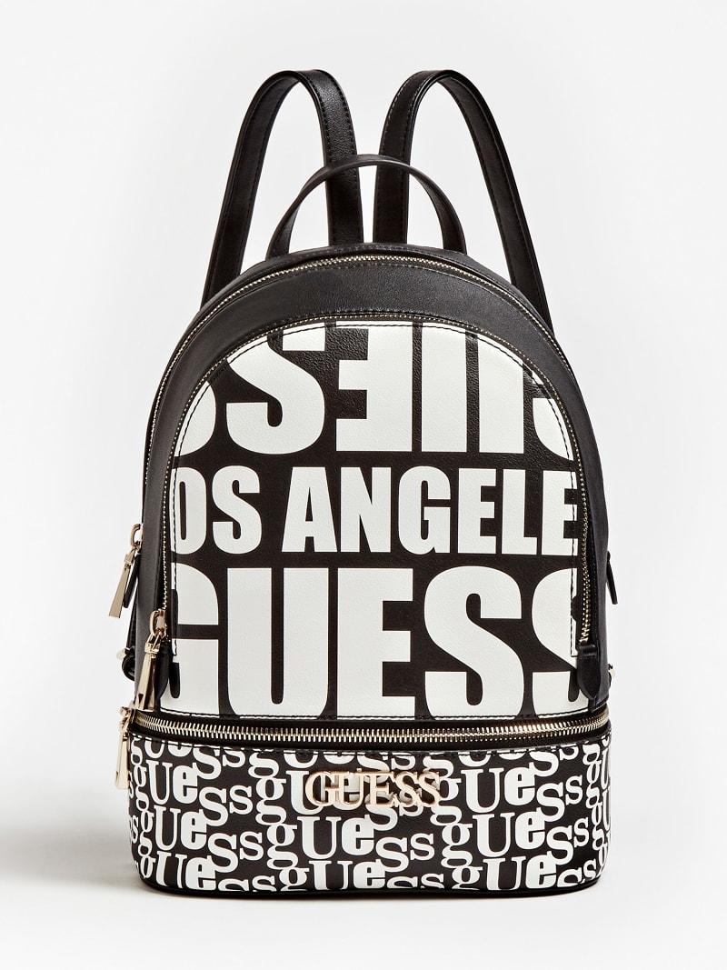 skye logo print backpack