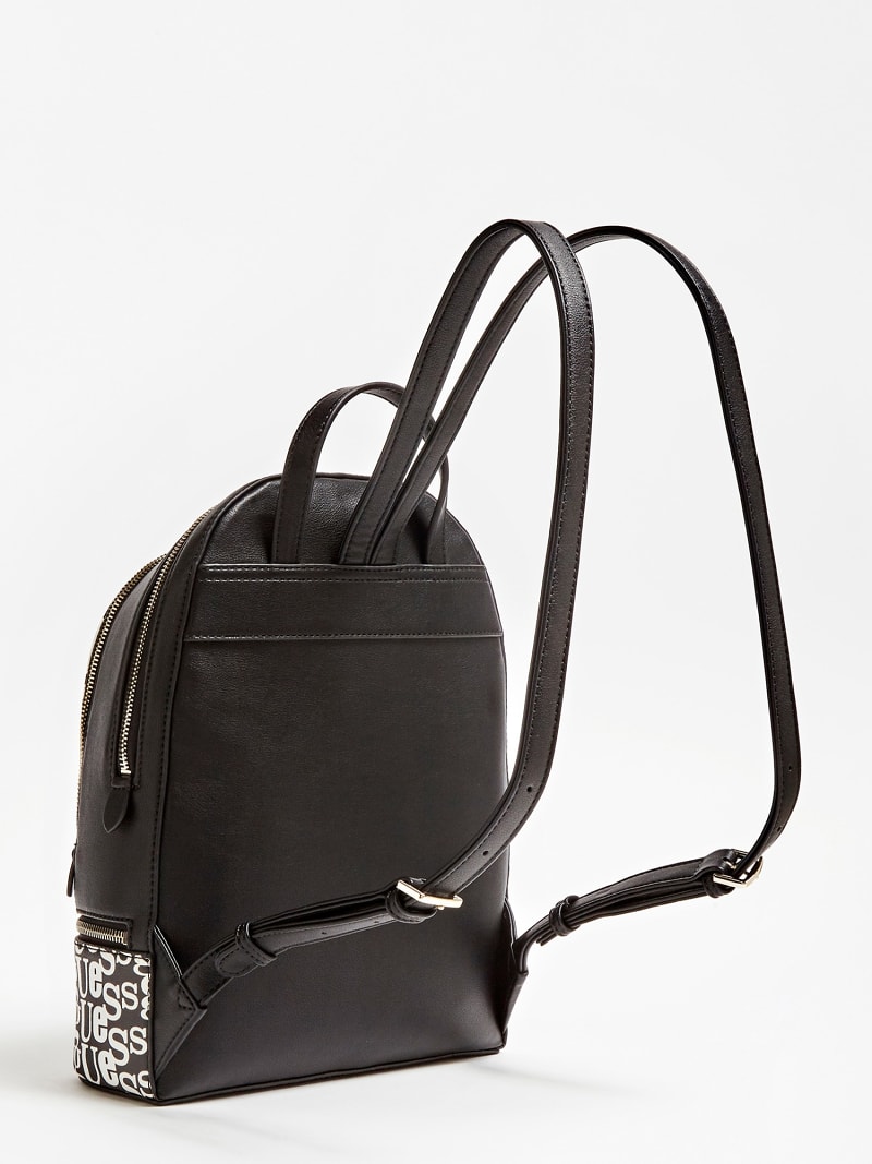 skye logo print backpack
