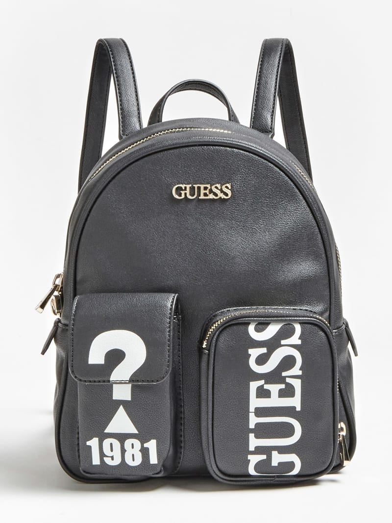 Mochila Utility Vibe Bolsillos Logo Tienda Oficial Online Guess