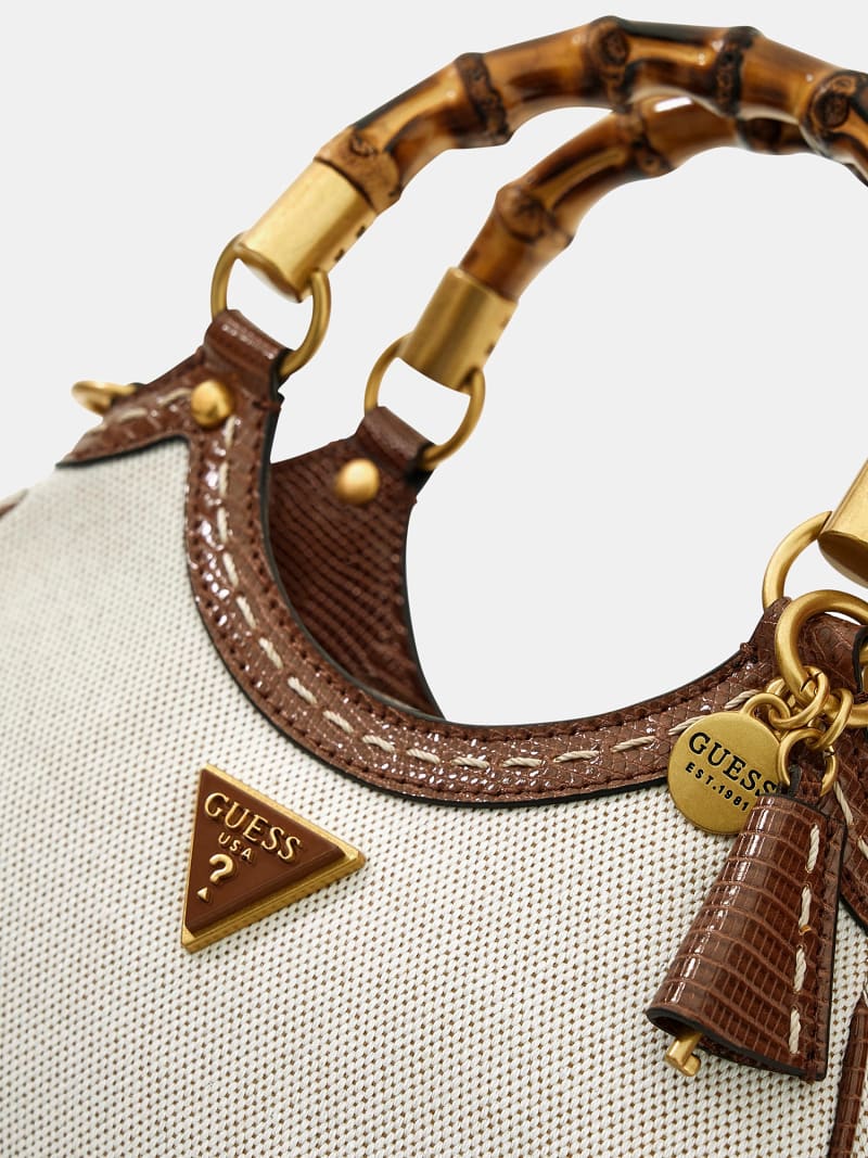 GUESS® Zabry Bamboo Handle Handbag Women