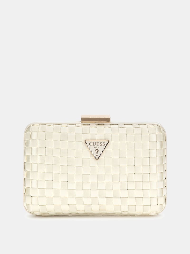 Twiller woven clutch