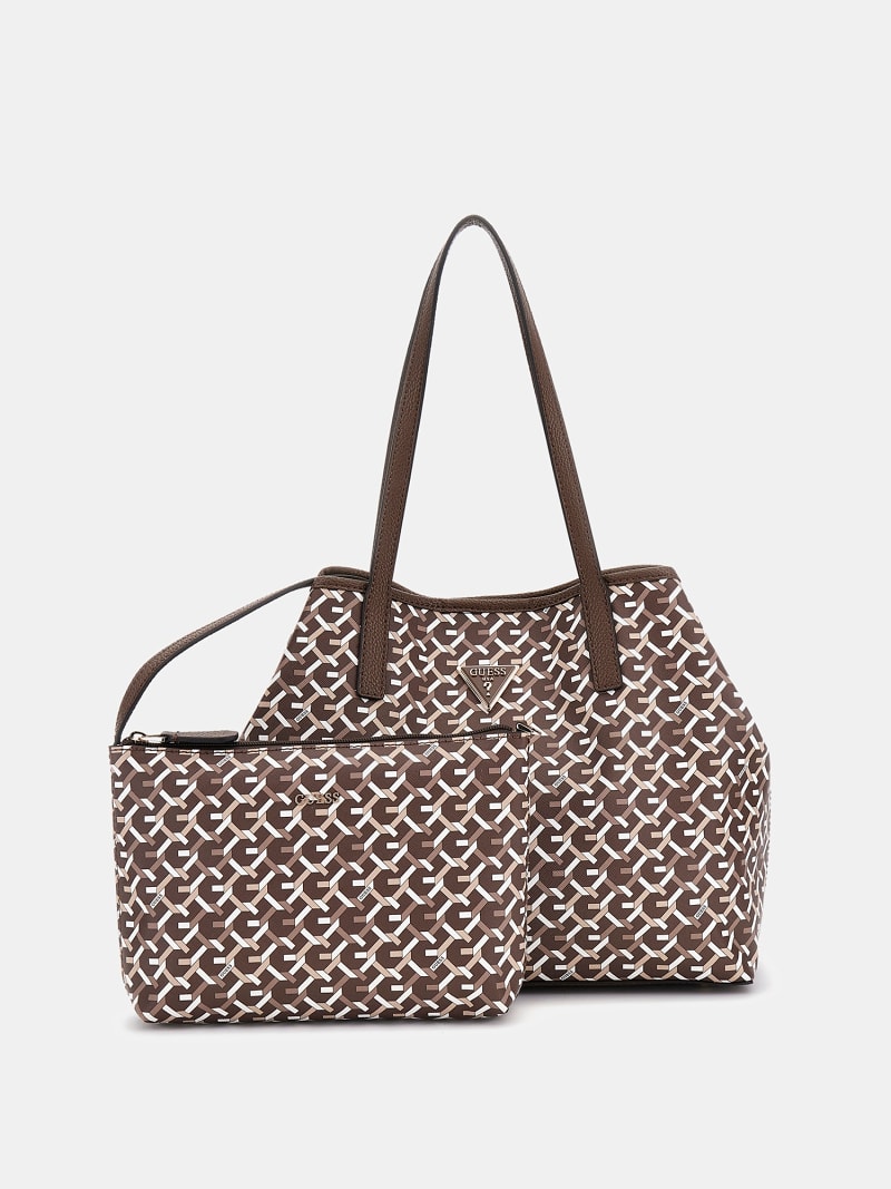 GUESS Vikky all over logo shopper Women