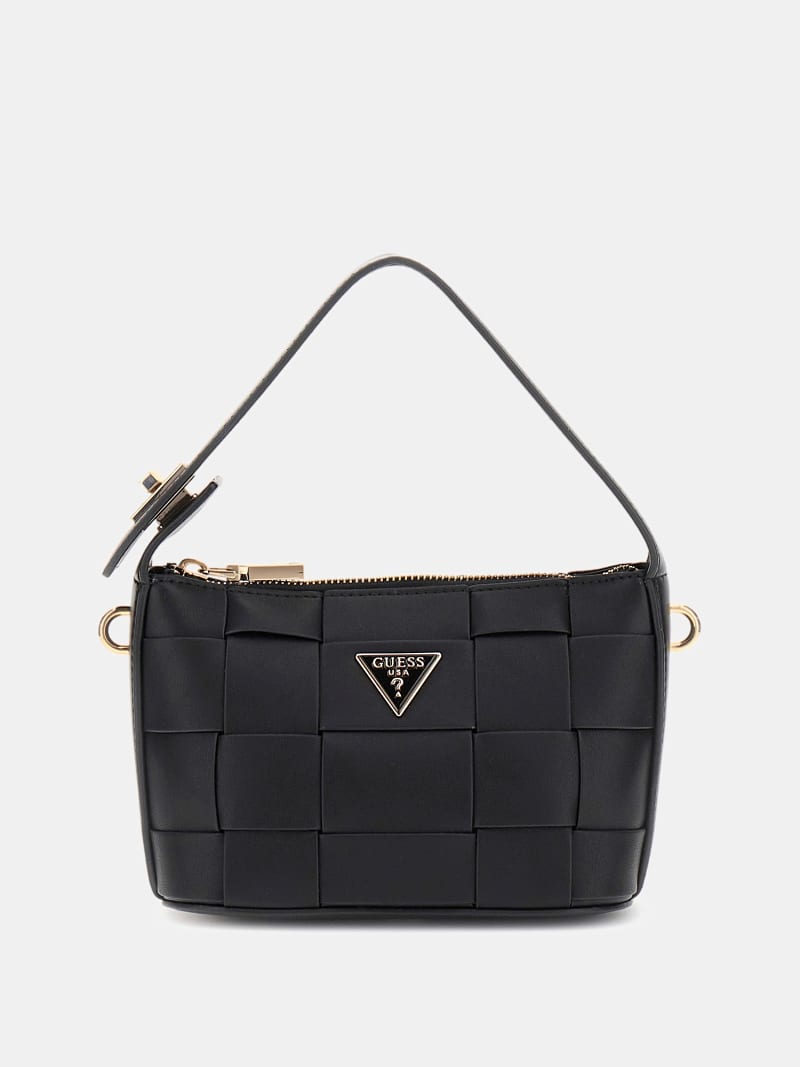 The Woven Mini Hobo Bag-Beige main image 1
