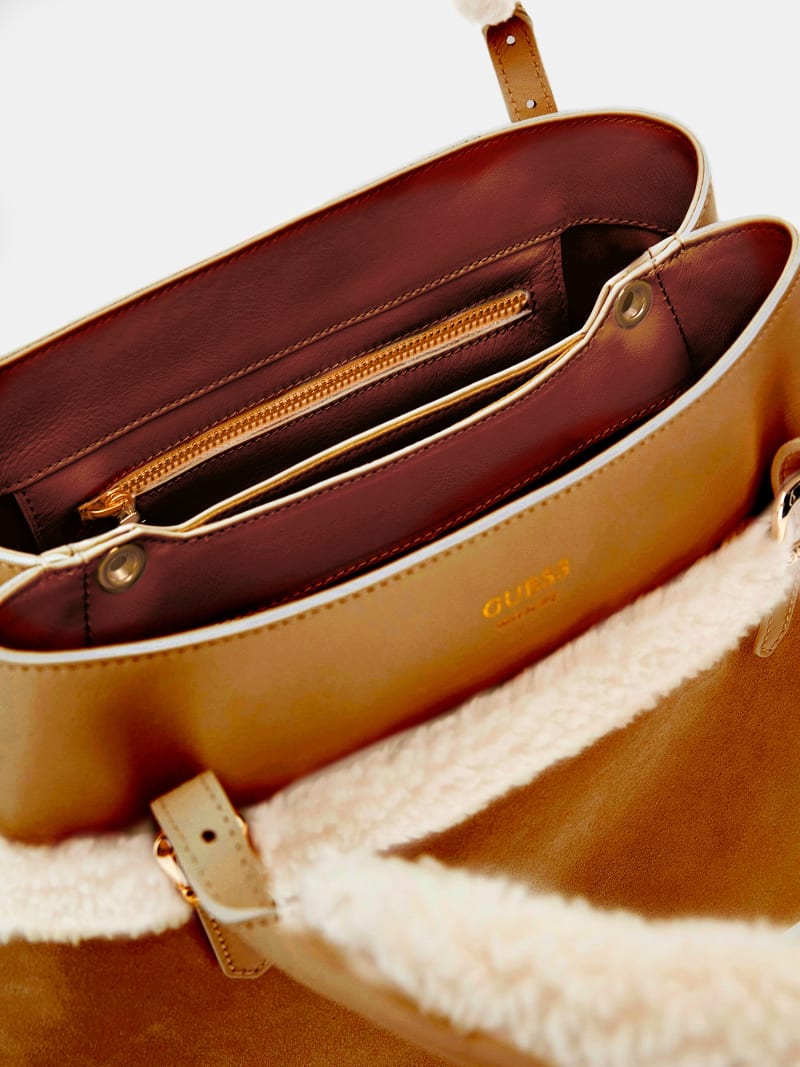 Sac guess sales fourrure