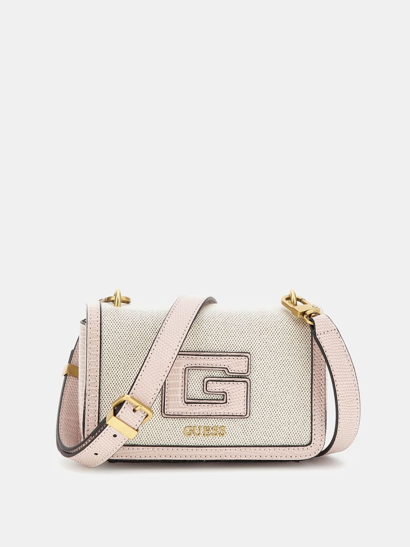 G Status straw mini crossbody bag