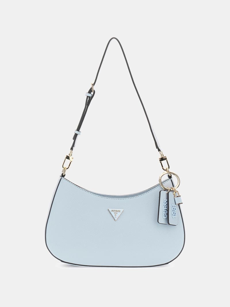 Sac d'épaule Noelle saffiano | Site officiel GUESS®