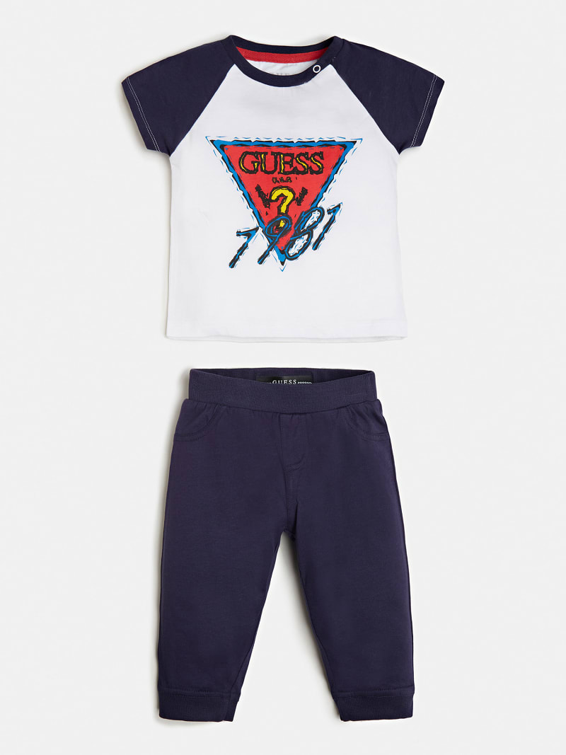 Front Logo T Shirt And Pant Guess Official Online Store