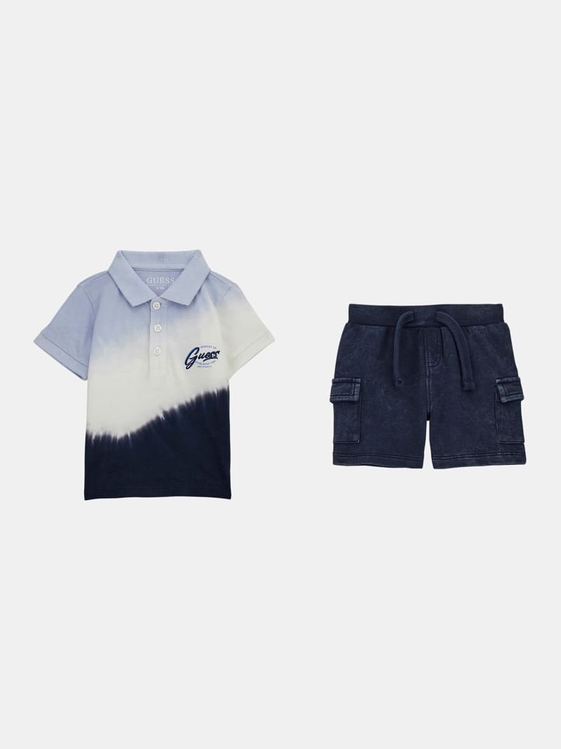 Set mit Polo und Shorts