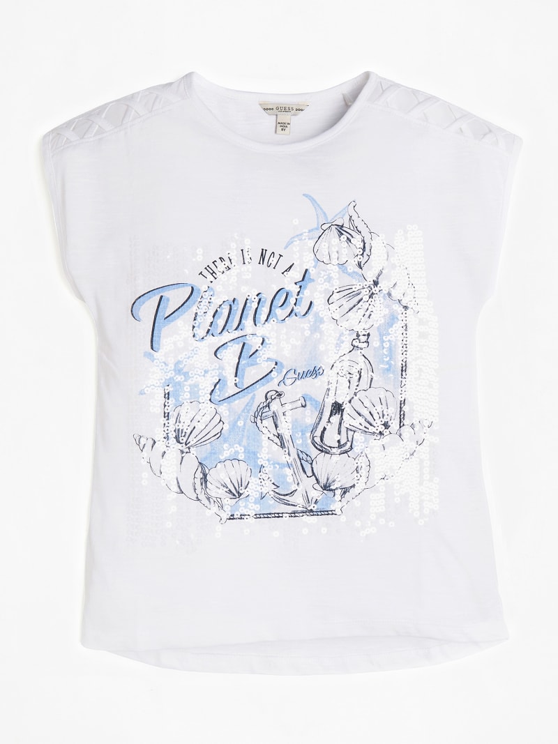 Guess sequin t shirt clearance
