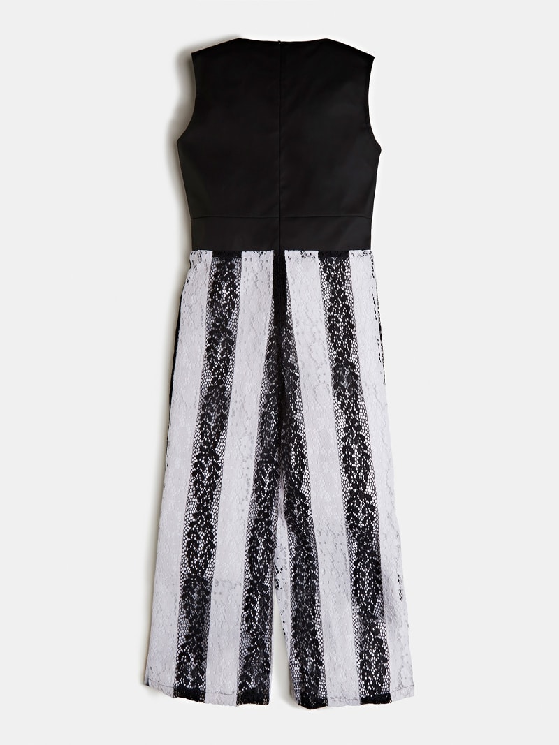 guess faux leather jumpsuit