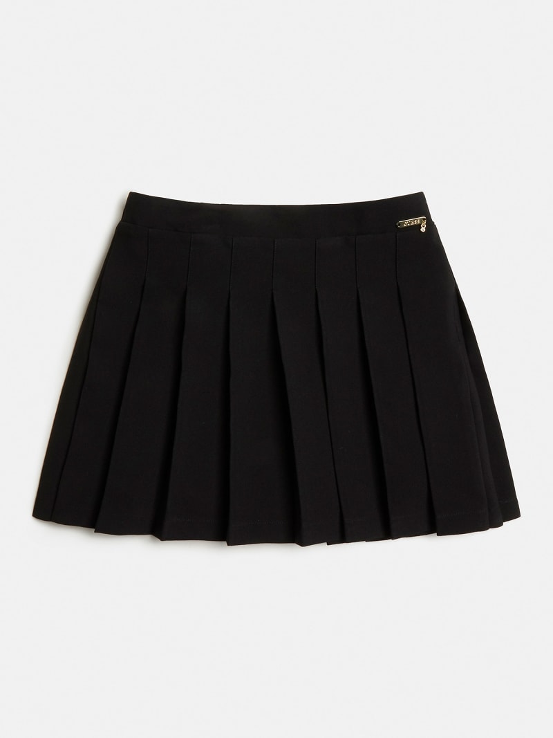 Pleated mini skirt