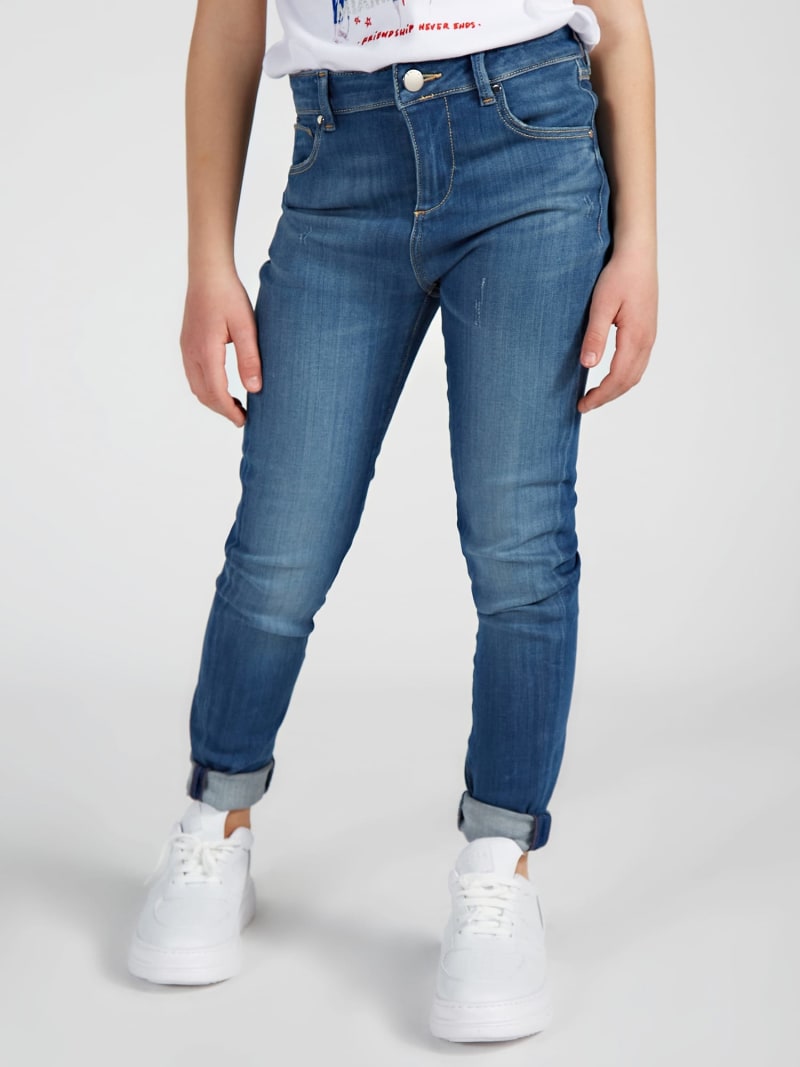 Jeans strass guess top