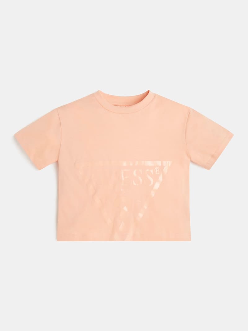 CROPPED T-SHIRT LOGO VOORKANT
