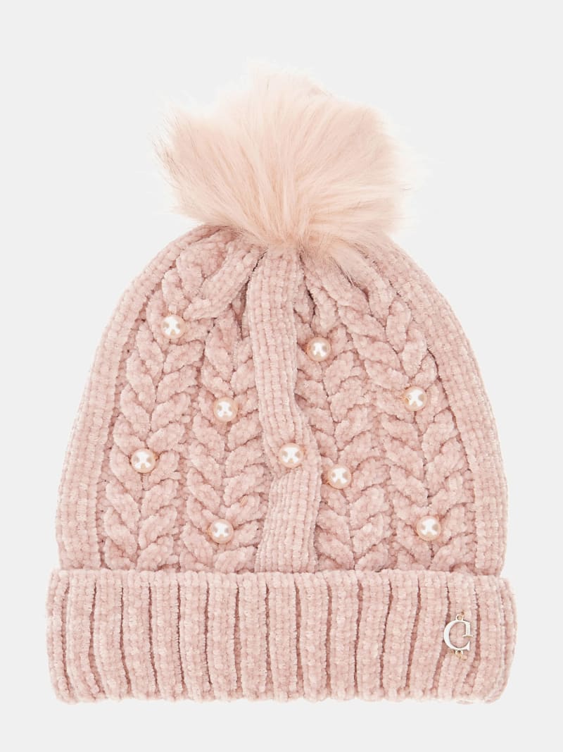 GUESS Kids Cappello con pompon Bambina