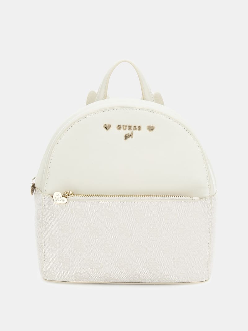 GUESS Kids All over 4G logo backpack Girls