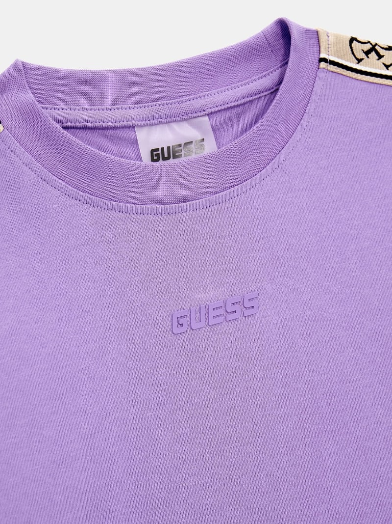 GUESS Front logo crop t shirt