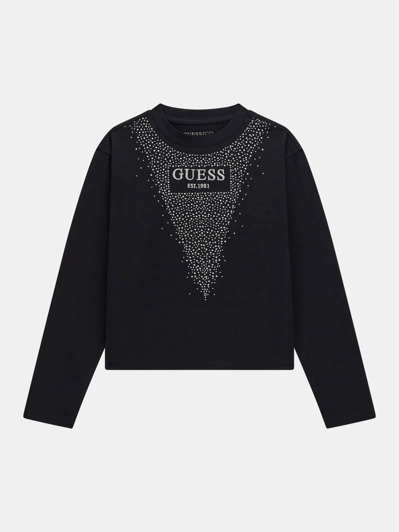 GUESS Kids Camiseta de punto con strass Nina