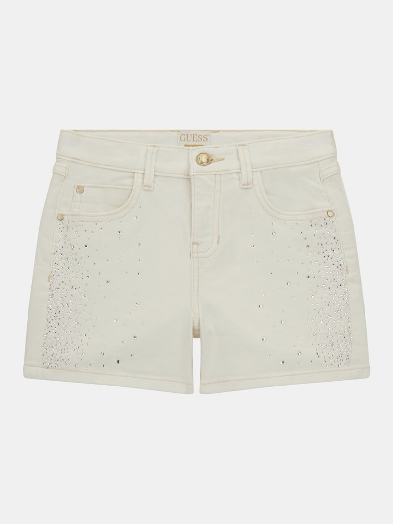 Short jean strass