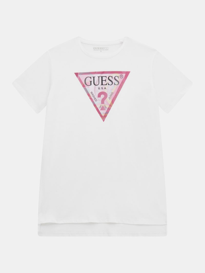 T-shirt elástica logo triângulo