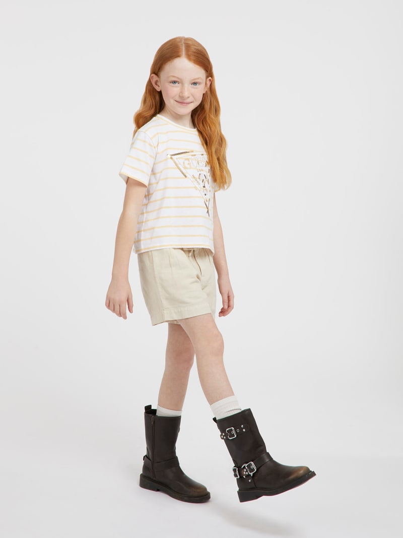 GUESS Camiseta elastica a rayas
