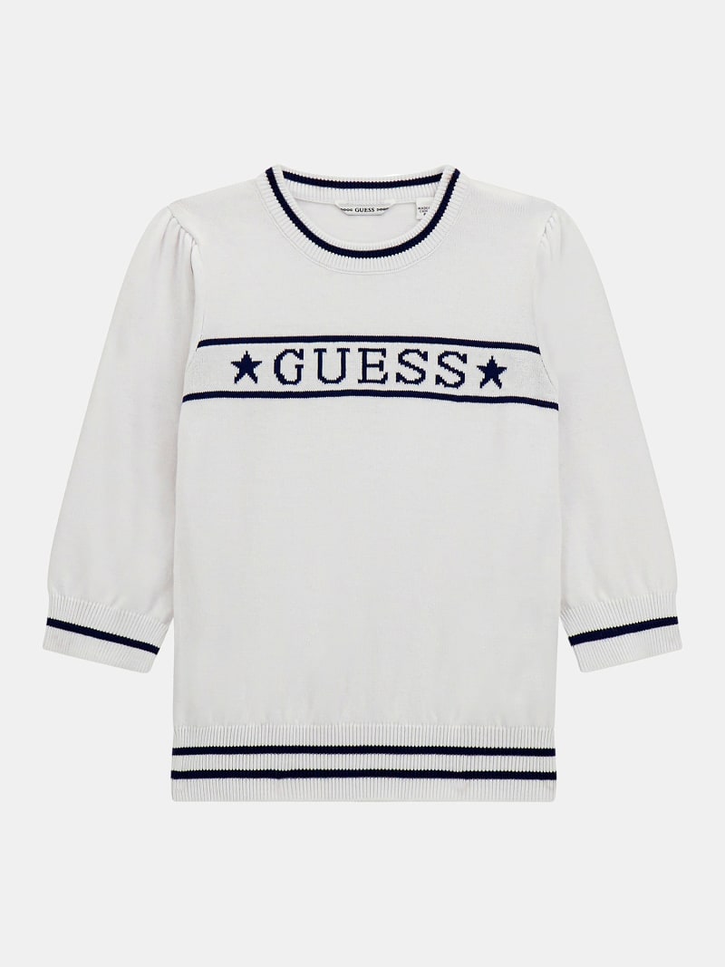 White guess sweater deals