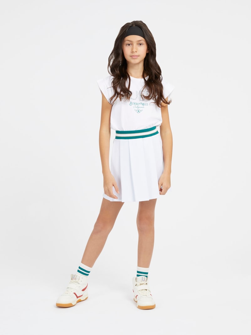 Saia cheap plissada guess