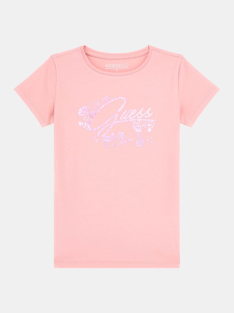 Pink guess t shirt top