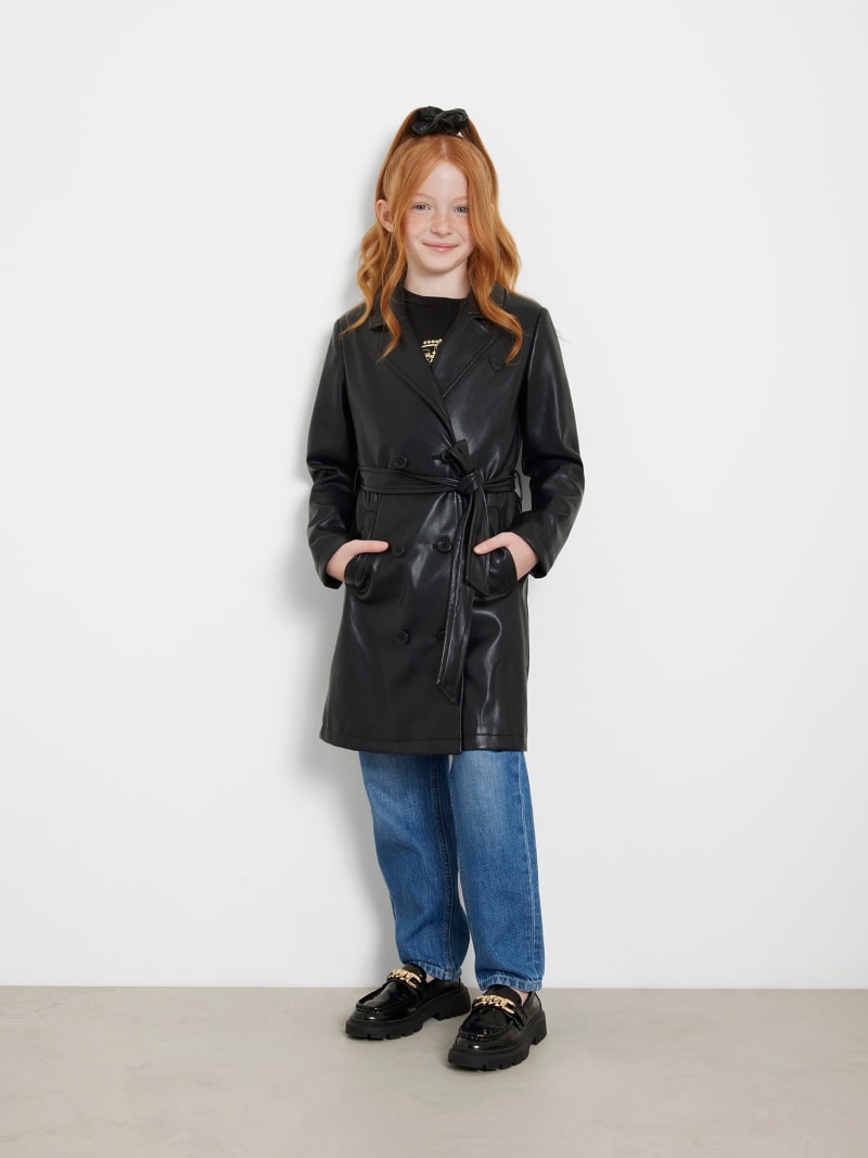GUESS Kids Kunstleder Trenchcoat Madchen