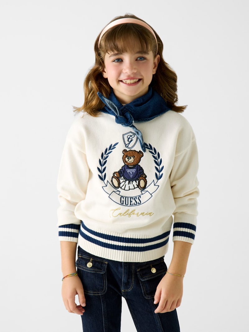 GUESS® Kids Pullover Teddybär Mädchen