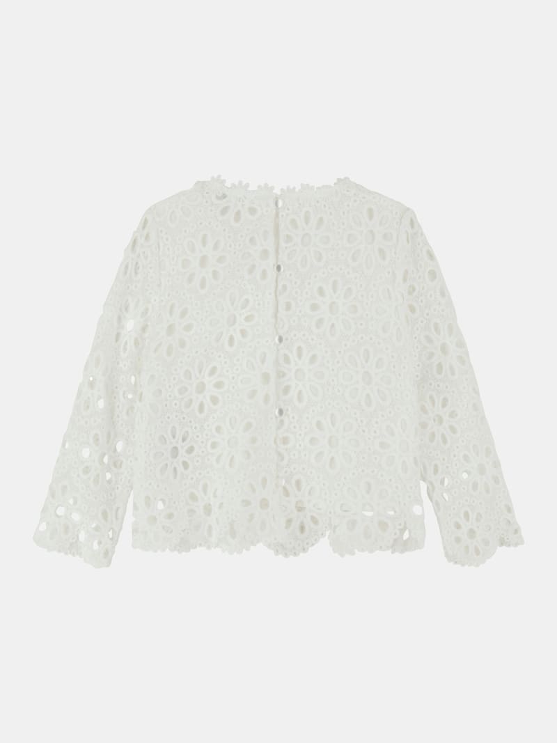 Blusa Pizzo Sangallo Guess Maglia Pizzo Sangallo GUESS® Blusa In