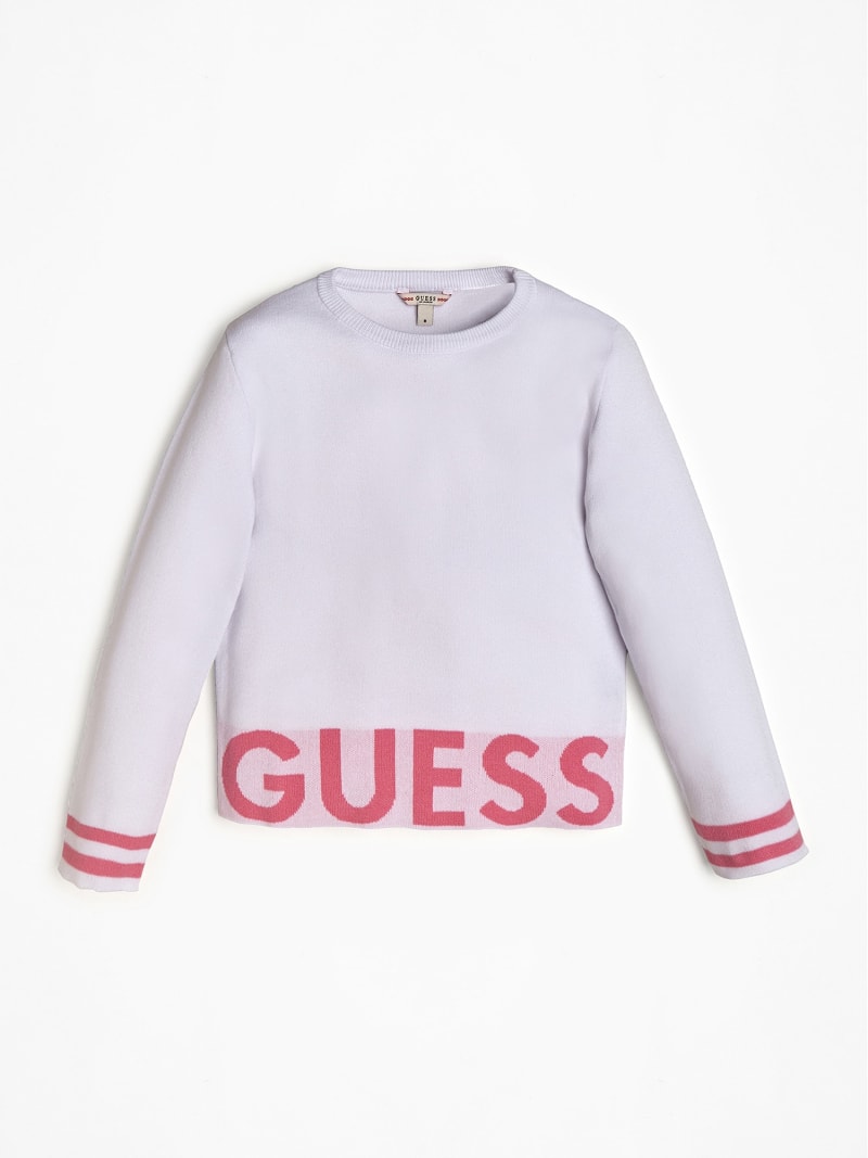 guess logo jumper