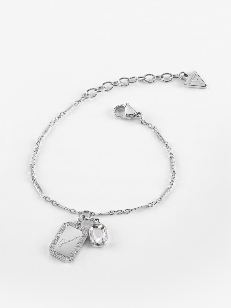Crystal Tag Bracelet Guess Official Online Store
