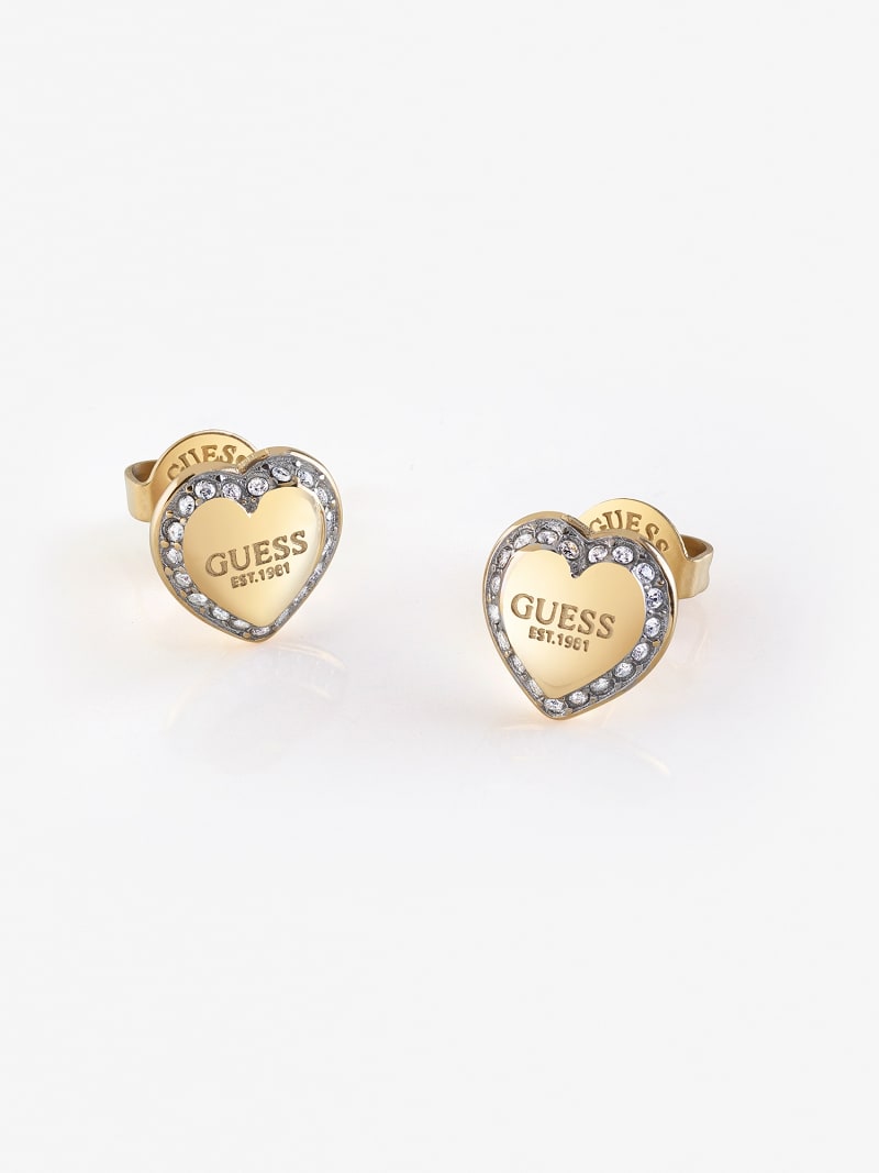 Fine heart earrings