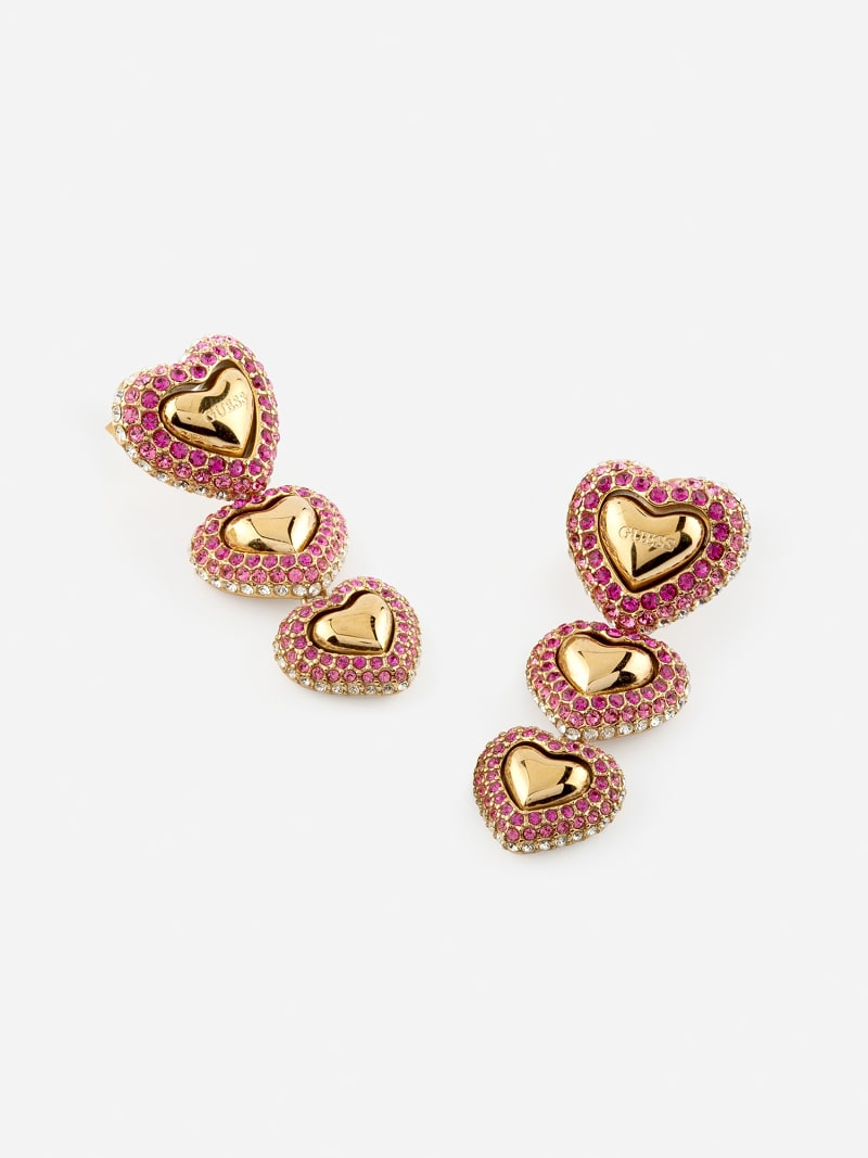GUESS Orecchini Vintage In Acciaio Rosa – Eleganti E Raffinati Per Un Look Alla Moda