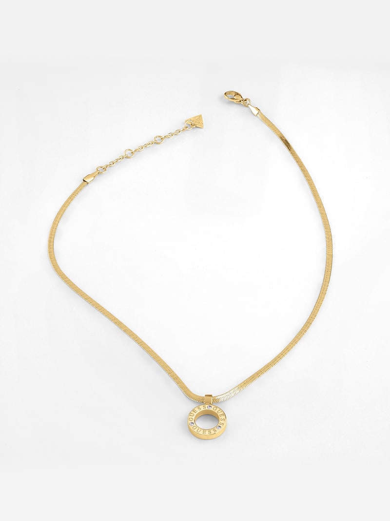 Circle lights necklace