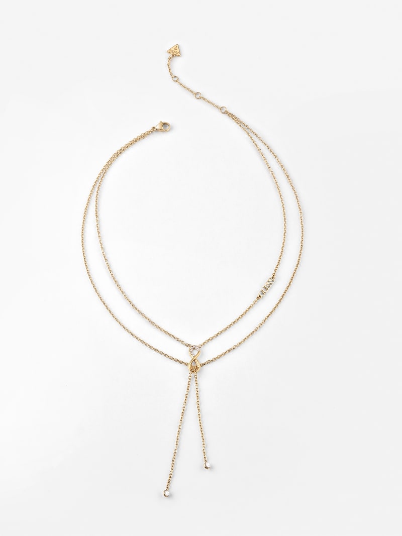 Guess infinity necklace deals