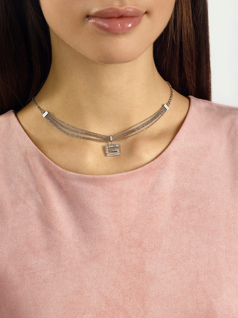 G Multi Chain Necklace Guess Official Online Store