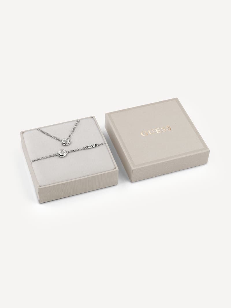 GUESS® Shining winter bracelet and necklace set Women