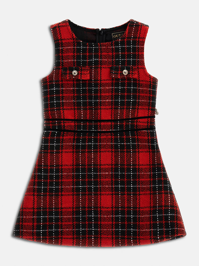 Guess plaid dress clearance