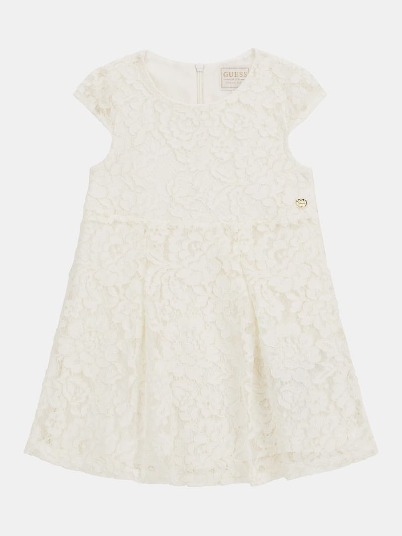 Guess lace fit and flare dress online